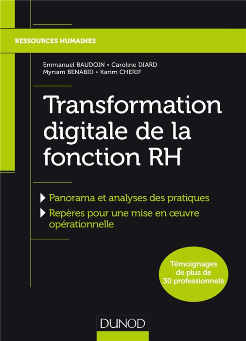 Emprunter Transformation Digitale de la fonction RH livre