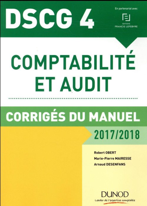 Emprunter Comptabilité et audit DSCG 4 livre