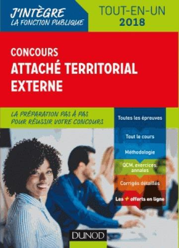 Emprunter Concours attaché territorial externe. Tout-en-un, Edition 2018 livre