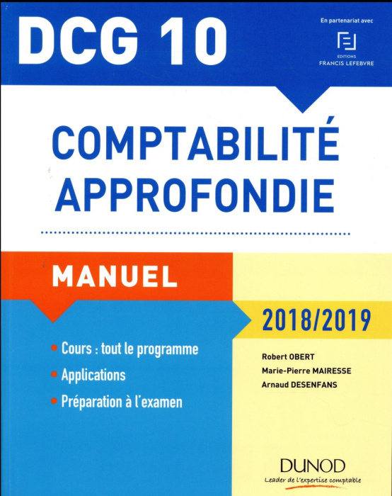 Emprunter DCG 10 Comptabilité approfondie livre