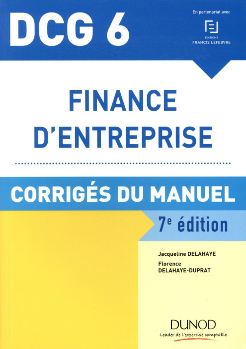 Emprunter Finance d'entreprise DCG 6 livre