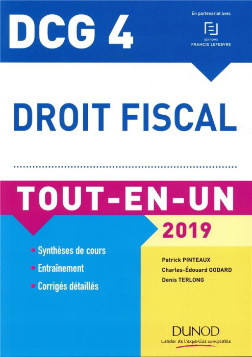 Emprunter Droit fiscal DCG 4. Tout-en-un, Edition 2019 livre