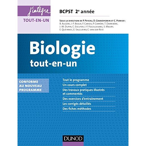 Emprunter 4 - COURS TOUT-EN-UN - T01 - BIOLOGIE TOUT-EN-UN BCPST 2E ANNEE - 3E ED. - NOUVEAU PROGRAMME 2014 livre