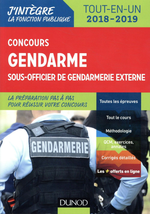 Emprunter Concours gendarme sous officier de gendarmerie externe livre