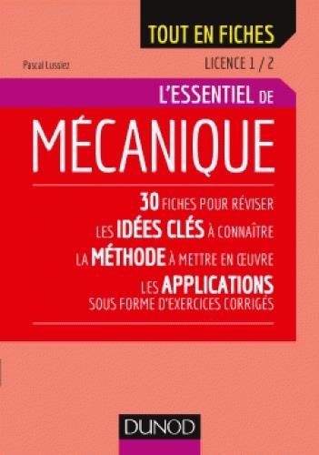 Emprunter L'essentiel de mécanique livre