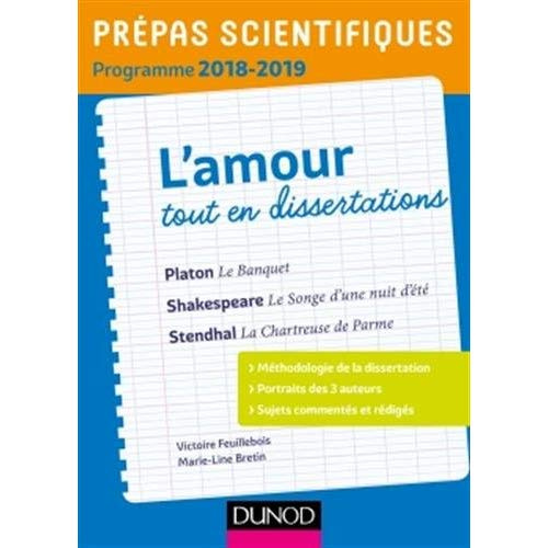 Emprunter Prépas scientifiques programme 2018-2019. L'amour tout en dissertations livre
