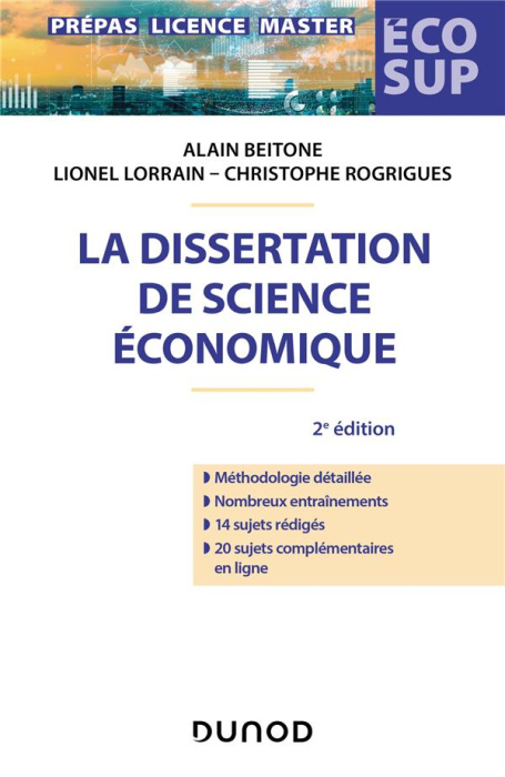 Emprunter La dissertation de science économique. 2e édition livre