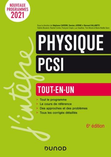 Emprunter Physique PCSI. Tout-en-un, Edition 2021 livre