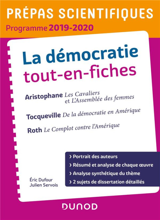 Emprunter Prépas scientifiques programme 2019-2020. La démocratie tout-en-fiche, Edition 2019-2020 livre
