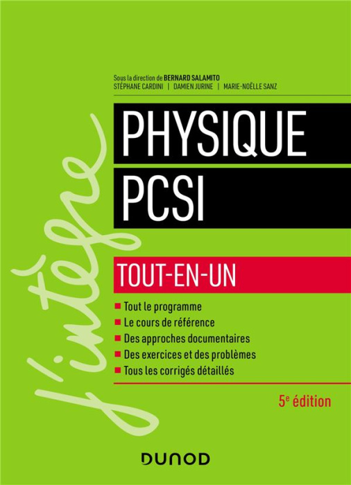 Emprunter Physique tout-en-un PCSI. 5e édition livre