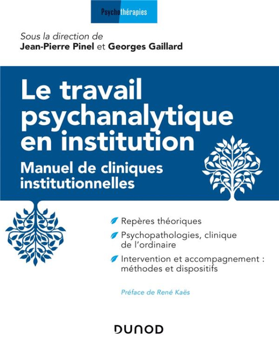 Emprunter Le travail psychanalytique en institution. Manuel des cliniques institutionnelles livre