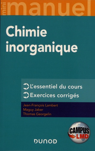 Emprunter Chimie inorganique. Cours + Exercices livre