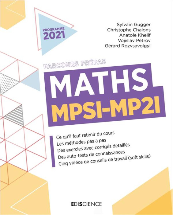 Emprunter Maths MPSI-MP2I. Edition 2021 livre