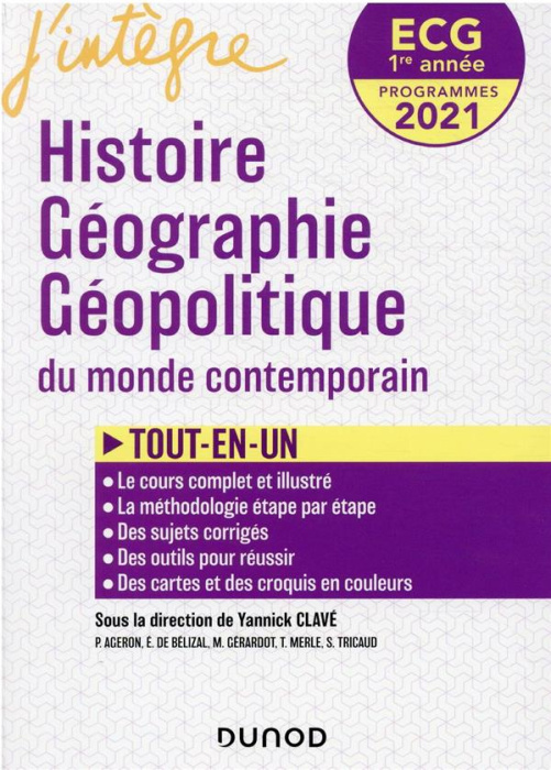 Emprunter Histoire Géographie Géopolitique du monde contemporain ECG 1re année. Tout-en-un, Edition 2021 livre