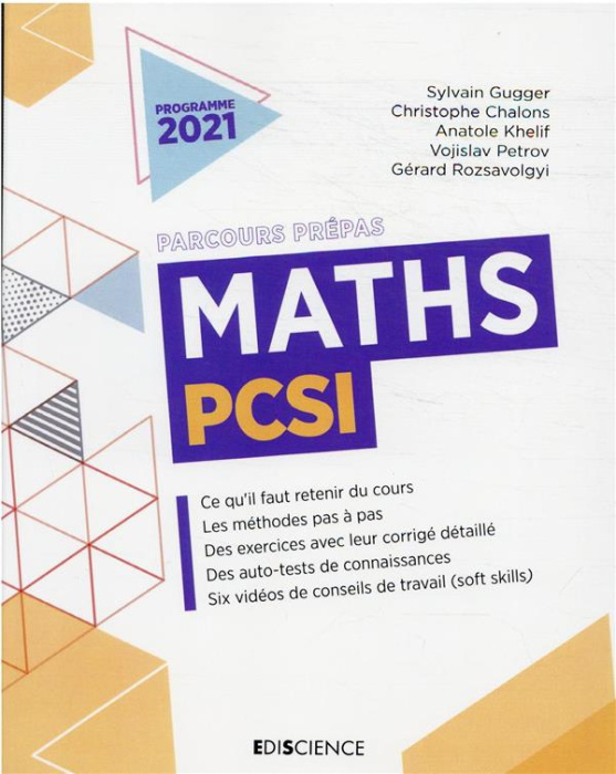 Emprunter Maths PCSI. Edition 2021 livre