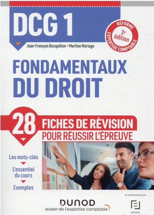 Emprunter DCG 1 Fondamentaux du droit. Fiches de révision, 3e édition livre