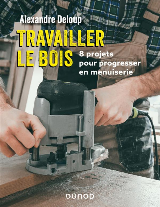 Emprunter Travailler le bois. 8 projets pour progresser en menuiserie livre