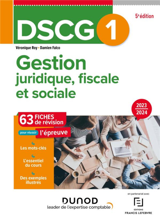 Emprunter Gestion juridique, fiscale et sociale DSCG 1. Fiches de révision, Edition 2023-2024 livre