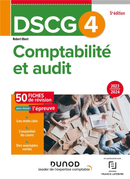 Emprunter Comptabilité et audit DSCG 4. Fiches de révision, Edition 2023-2024 livre