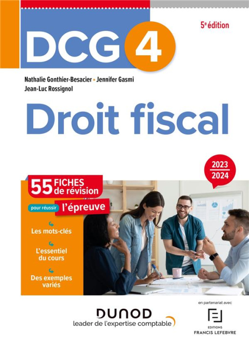 Emprunter Droit fiscal DCG 4. Fiches de révision, Edition 2023-2024 livre