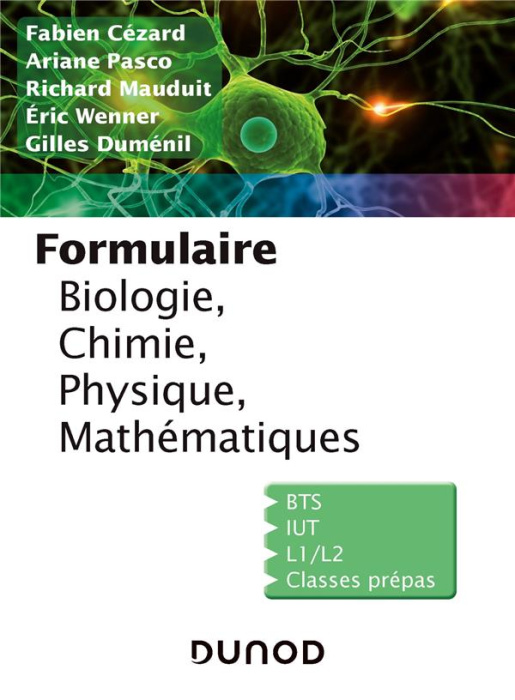 Emprunter Formulaire Biologie, Chimie, Physique, Electricité, Mathématiques livre