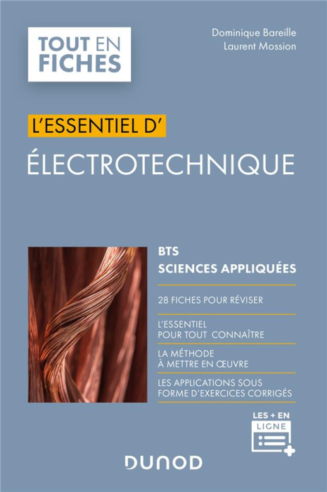 Emprunter L'essentiel d'électrotechnique BTS sciences appliquées livre