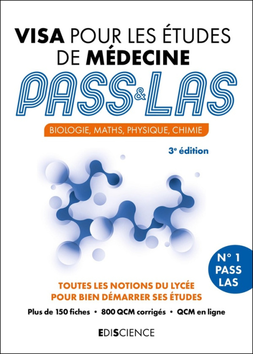 Emprunter Visa pour les études de médecine PASS & LAS. Biologie, maths, physique, chimie, 3e édition livre