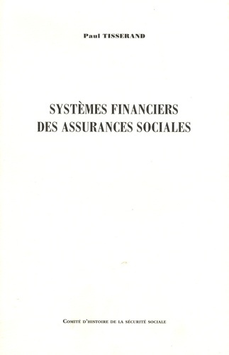 Emprunter Systèmes financiers des assurances sociales livre