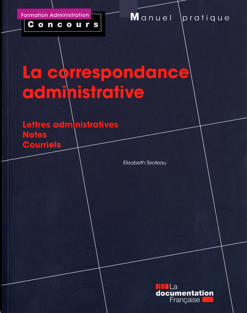 Emprunter La correspondance administrative livre