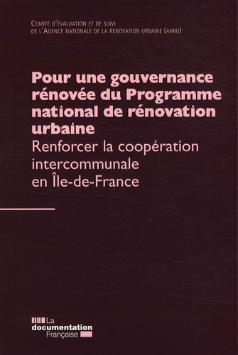 Emprunter Pour une gouvernance rénovée du Programme national de rénovation urbaine. Renforcer la coopération i livre