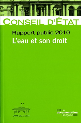 Emprunter Rapport public 2010. L'eau et son droit livre