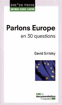 Emprunter Parlons Europe en 30 questions livre
