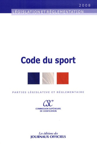 Emprunter Code du sport. Edition 2008 livre