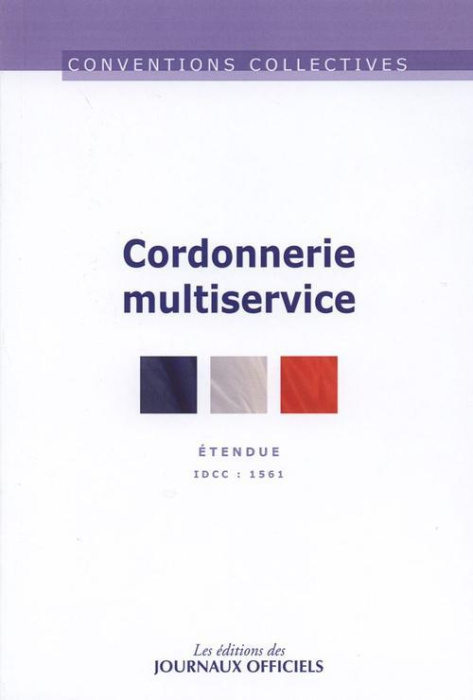 Emprunter Cordonnerie multiservice. Etendu idcc: 1561 livre