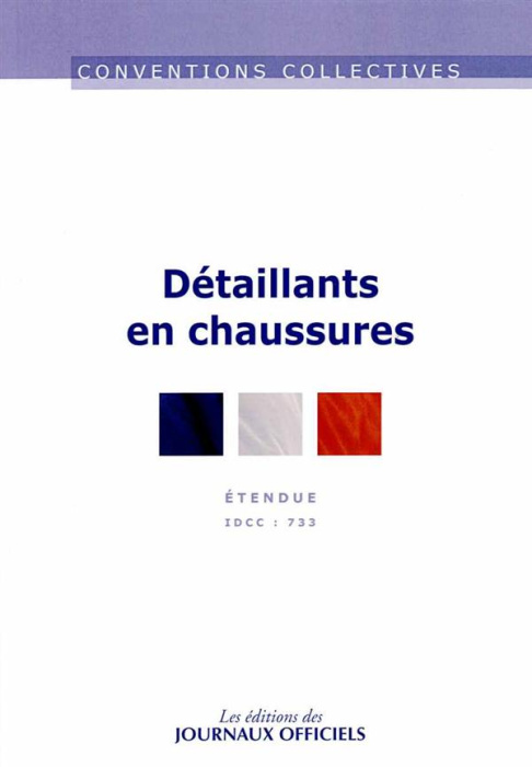 Emprunter Détaillants en chaussures. IDCC : 733 livre