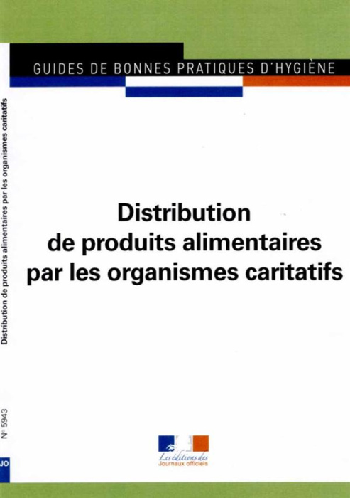 Emprunter Distribution de produits alimentaires par les organismes caritatifs - gbph 5943. GBPH N° 5943, Editi livre