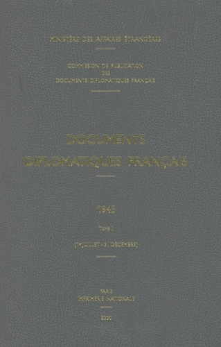 Emprunter Documents diplomatiques français 1945. Tome 2 (1er juillet-31 décembre) livre