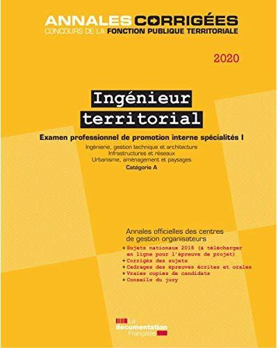 Emprunter Ingénieur territorial examen spécialité 1. Ingénierie, gestion technique et architecture. Infrastruc livre