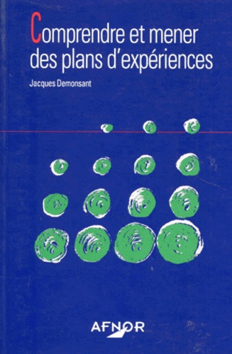 Emprunter COMPRENDRE & MENER DES PLANS D'EXPERIENCES livre