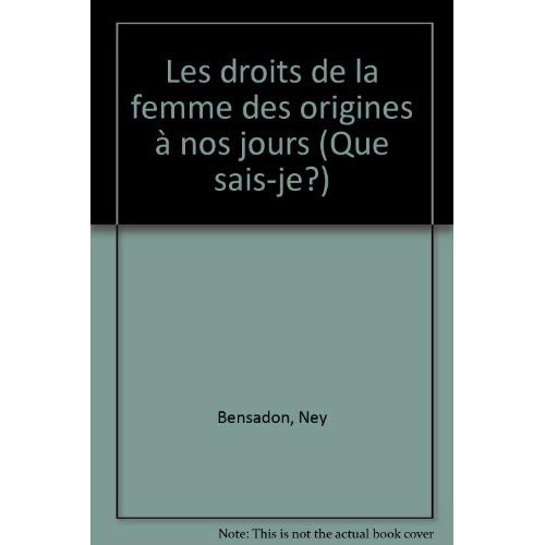 Emprunter DROITS DE LA FEMME DES ORIG.A NOS J. livre