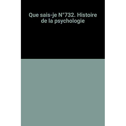 Emprunter HISTOIRE DE LA PSYCHOLOGIE livre
