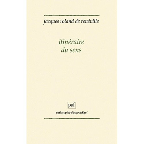 Emprunter ITINERAIRE DU SENS livre