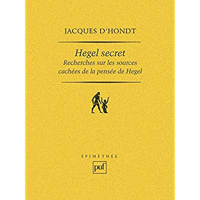 Emprunter Hegel secret livre