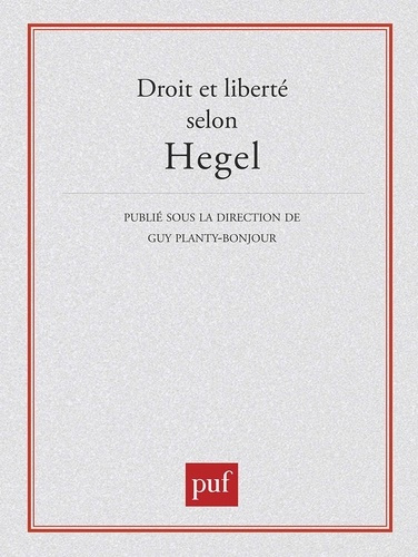 Emprunter Droit et liberté selon Hegel livre