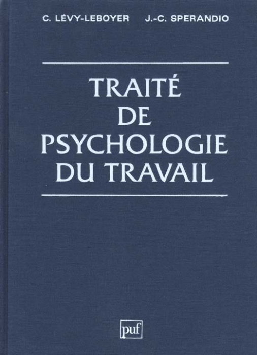 Emprunter Traité de psychologie du travail livre