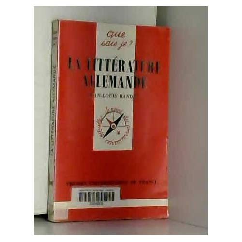Emprunter LITTERATURE ALLEMANDE (LA) livre