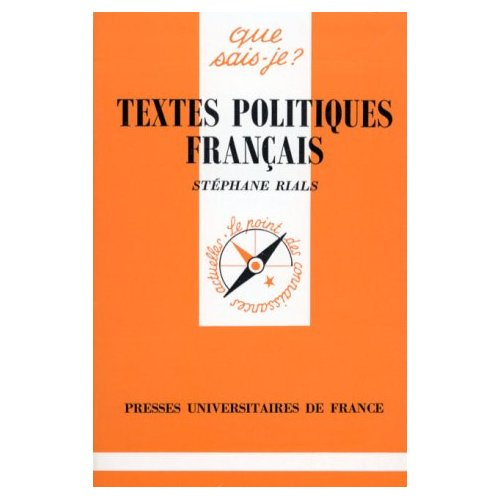 Emprunter Textes politiques français 1789-1958 livre