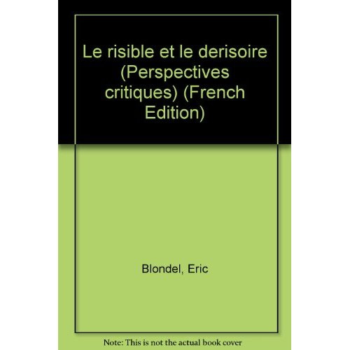 Emprunter Le risible et le dérisoire livre