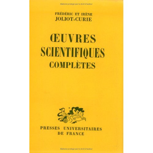 Emprunter OEUVRES SCIENTIFIQUES COMPLETES livre