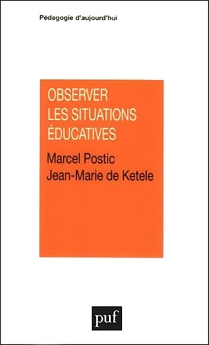 Emprunter Observer les situations éducatives livre